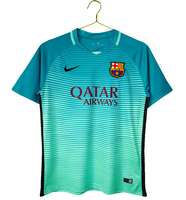 2016/17 FCB Third Cyan blue - Retro Jersey