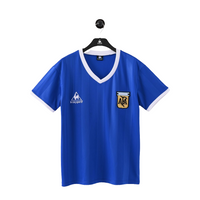 1986 Argentina Away Dark Blue Jersey - Retro ( Original Quality )