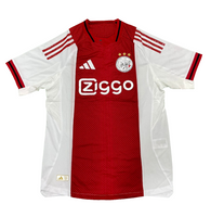 Ajax Home Red/White 2025/26 - Player Version