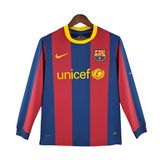 2010/11 Barcelona Home Fullsleeves Jersey - Retro