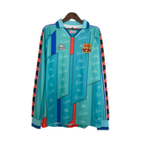 1996/97 FCB Away Retro Kappa Fullsleeves Light Blue Jersey