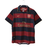 2007/08 Gunners Third Maroon/Blue Lining Jersey - Retro