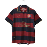 2007/08 Gunners Third Maroon/Blue Lining Jersey - Retro