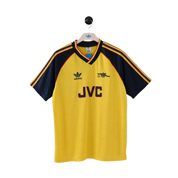 1988/1990 Gunners Away Yellow JVC Jersey - Retro