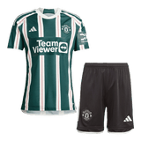 Manchester United Away Kit 2023/24(Jersey+Shorts)