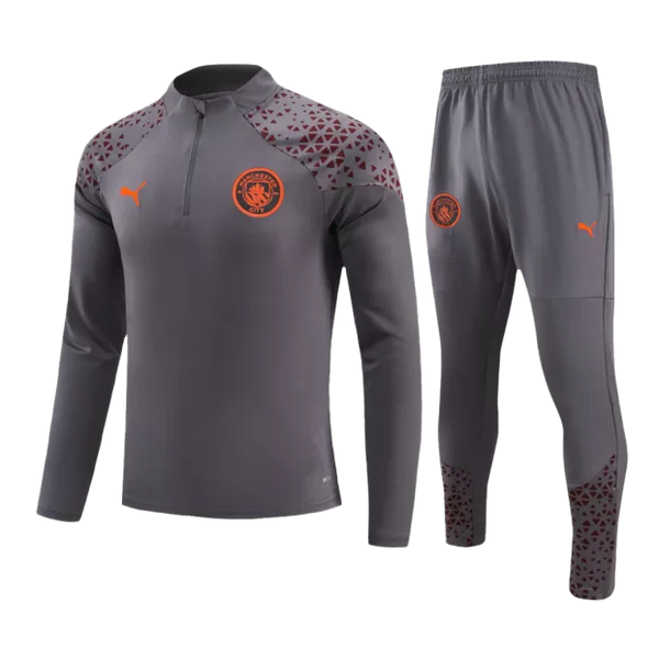 Manchester City Gray Training Tracksuit 2023/24 – Indiansoccermart