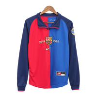 1999 Barcelona Home Fullsleeves Jersey - Retro