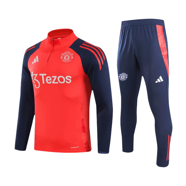 Manchester United Red Training Tracksuit 2024/25