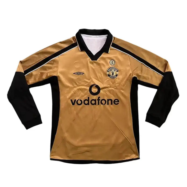 2001/02 Manchester United Reversible Away/Third Retro Full Sleeve - Retro