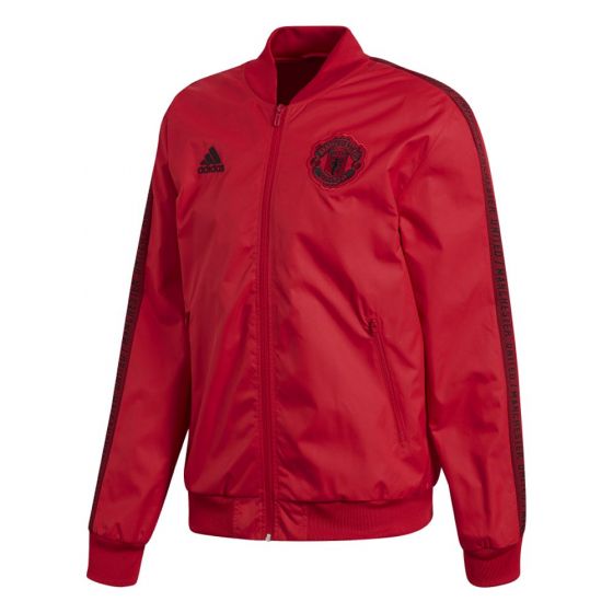 adidas Men's Red Manchester United Track AEROREADY Quarter-Zip Jacket -  Macy's
