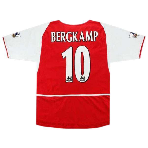 Bergkamp 10 - 2002/04 Gunners Home Jersey - Retro