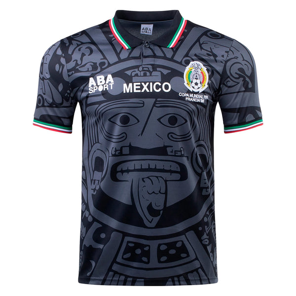 1998 Mexico Third Black Jersey - Retro (Authentic)