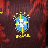 Brazil Red Goalkeeper Green World Cup 2026 - Player Version (Authentic)