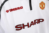 1998-99 Manchester United Away Commerative Jersey - White