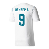 Benzema 9 - 2017/18 Merengues Home Jersey - Retro