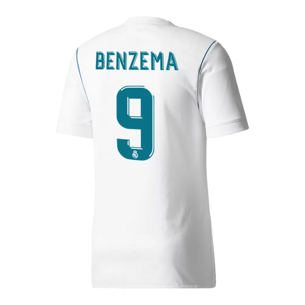 Benzema 9 - 2017/18 Merengues Home Jersey - Retro