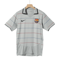 2003/05 FCB Away Grey - Retro Jersey