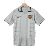 2003/05 FCB Away Grey - Retro Jersey