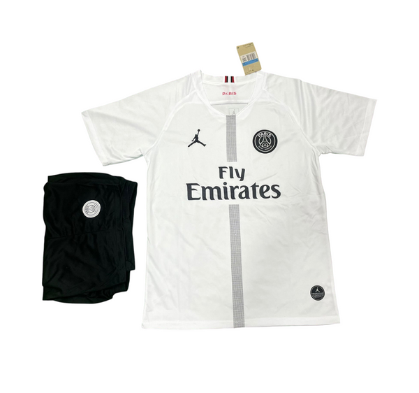 Psg Third Kit White 2019/20 - Kit (Jersey+Shorts)