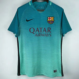 2016/17 FCB Third Cyan blue - Retro Jersey