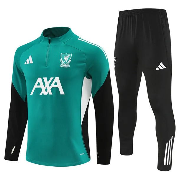 Liverpool Green Training Tracksuit 2025/26