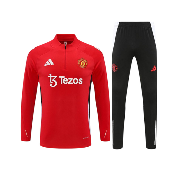 Manchester United Red Training Tracksuit 2024/25 – Indiansoccermart