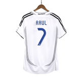 Raul 7 - 2006/07 Merengues Home Jersey - Retro