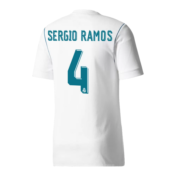 Sergio Ramos 4 - 2017/18 Merengues Home Jersey - Retro