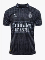 AC Milan x Pleasures Fourth Black Kit - 2024/25