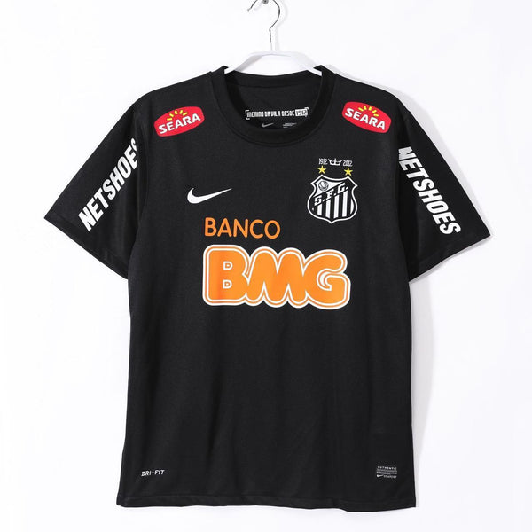 2011/12 Santos Away Black Jersey - Retro
