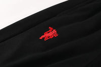 Manchester United Black Hoodie Tracksuit 2025/26