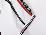 1998-99 Manchester United Away Commerative Jersey - White