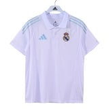 Merengues White Polo - (Blue Lines) ( Superior Quality)