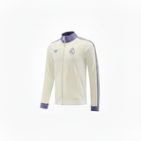 Merengues Off White (Purple Strips) Anthem Jacket 2025/26