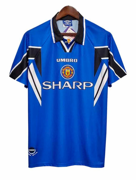 1996/97 Manchester United Third Blue Jersey - Retro