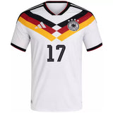 Writz 17 - Germany Home World Cup 2026 - Player Version (Authentic)
