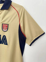 2001/02 Gunners Away Beige Jersey - Retro