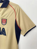 2001/02 Gunners Away Beige Jersey - Retro