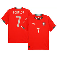 Ronaldo 7 - Portugal Home Puma Red 2025 - Player Version