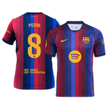 Pedri 8 - FCB Home 2026/27 - Master Quality ( La Liga Font )