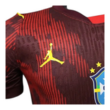 Brazil Red Goalkeeper Green World Cup 2026 - Player Version (Authentic)