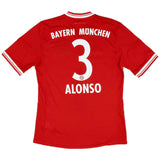 Alonso 3 - 2013/14 Bayern Munich Home Jersey - Retro
