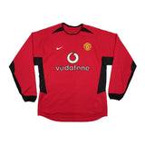 Ronaldo 7 - 2002-04 Manchester United Home Fullsleeves Jersey - Retro