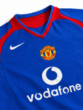 2005/06 Manchester United Away Blue Jersey - Retro