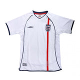 2001/02 England Home Jersey - Retro