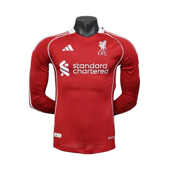 Liverpool Home Fullsleeves 2025/26 - Player Version Quality
