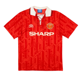 1992/94 Manchester United Home Red Jersey - Retro