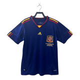 2010 Spain Away Blue Jersey - Retro ( Original Quality )
