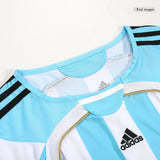 Messi 19 - 2006/07 Argentina Home Retro Jersey - Authentic