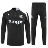 Chelsea Black Training Tracksuit 2025/26